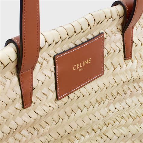 MEDIUM CELINE CLASSIC PANIER in Palm leaves 